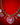 A wide range of Swarovski Charms on a gold necklace